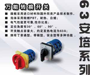 63安培系列萬能轉換開關